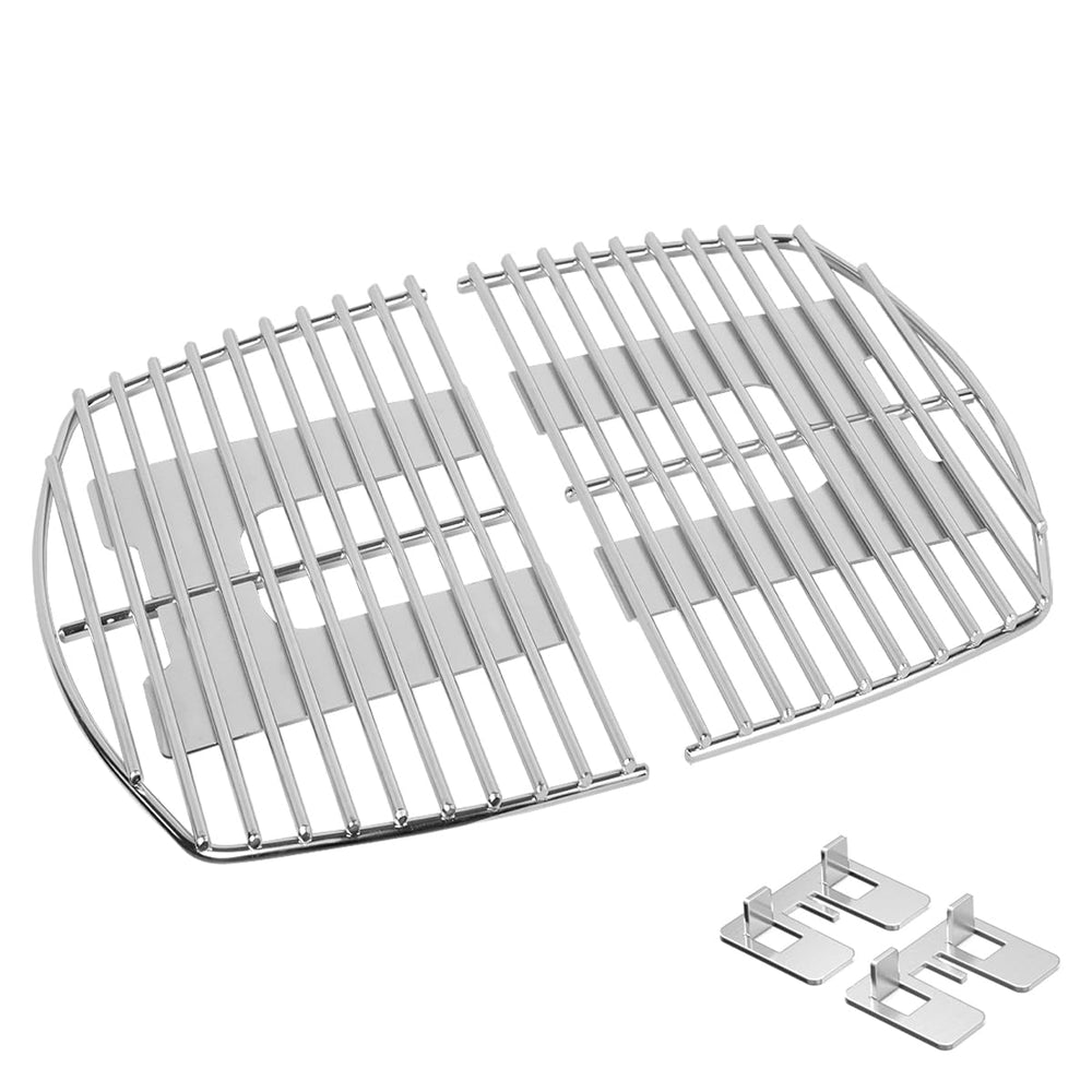 Stanbroil front view of replacement grates showing exact fit and durable finish