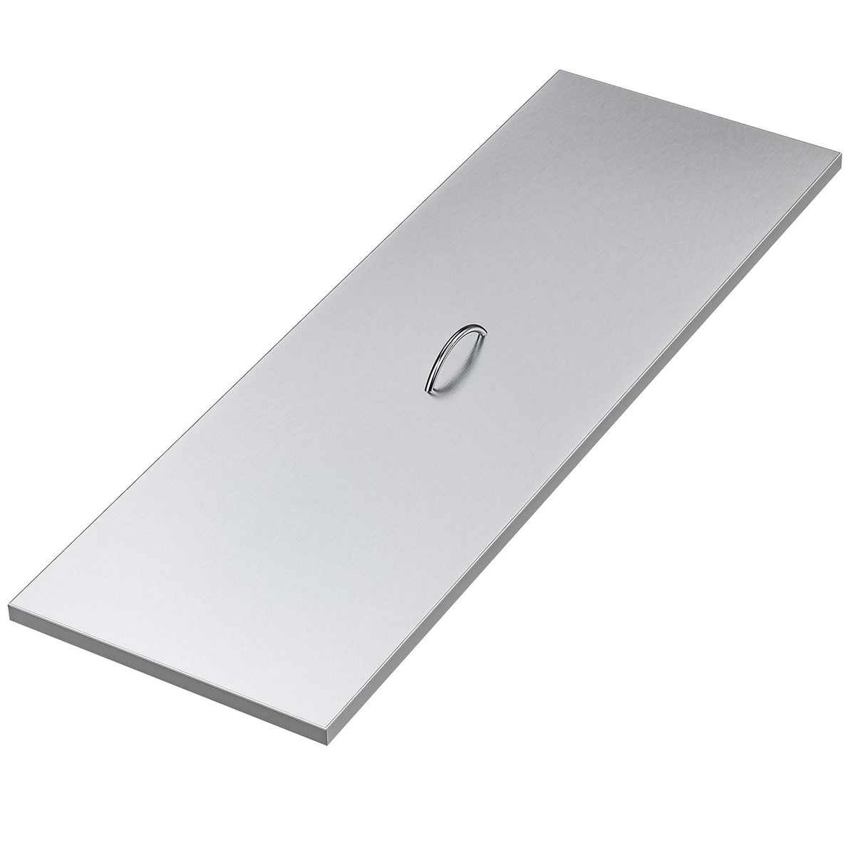 Stanbroil front view of stainless steel cover showing sleek protection