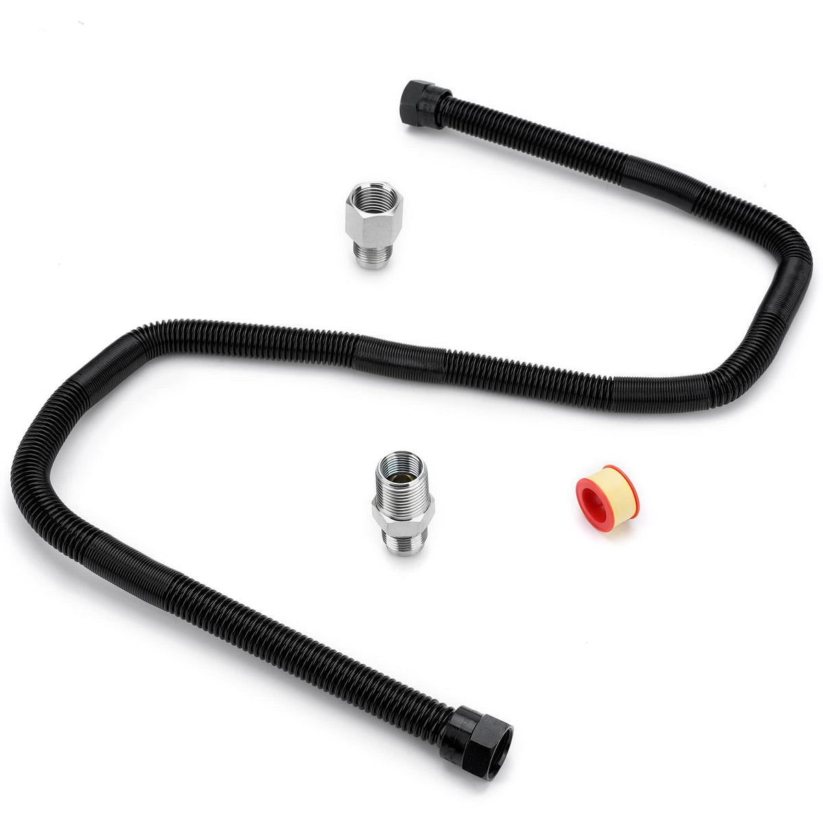 Stanbroil front view of connector kit showing components and easy install benefit