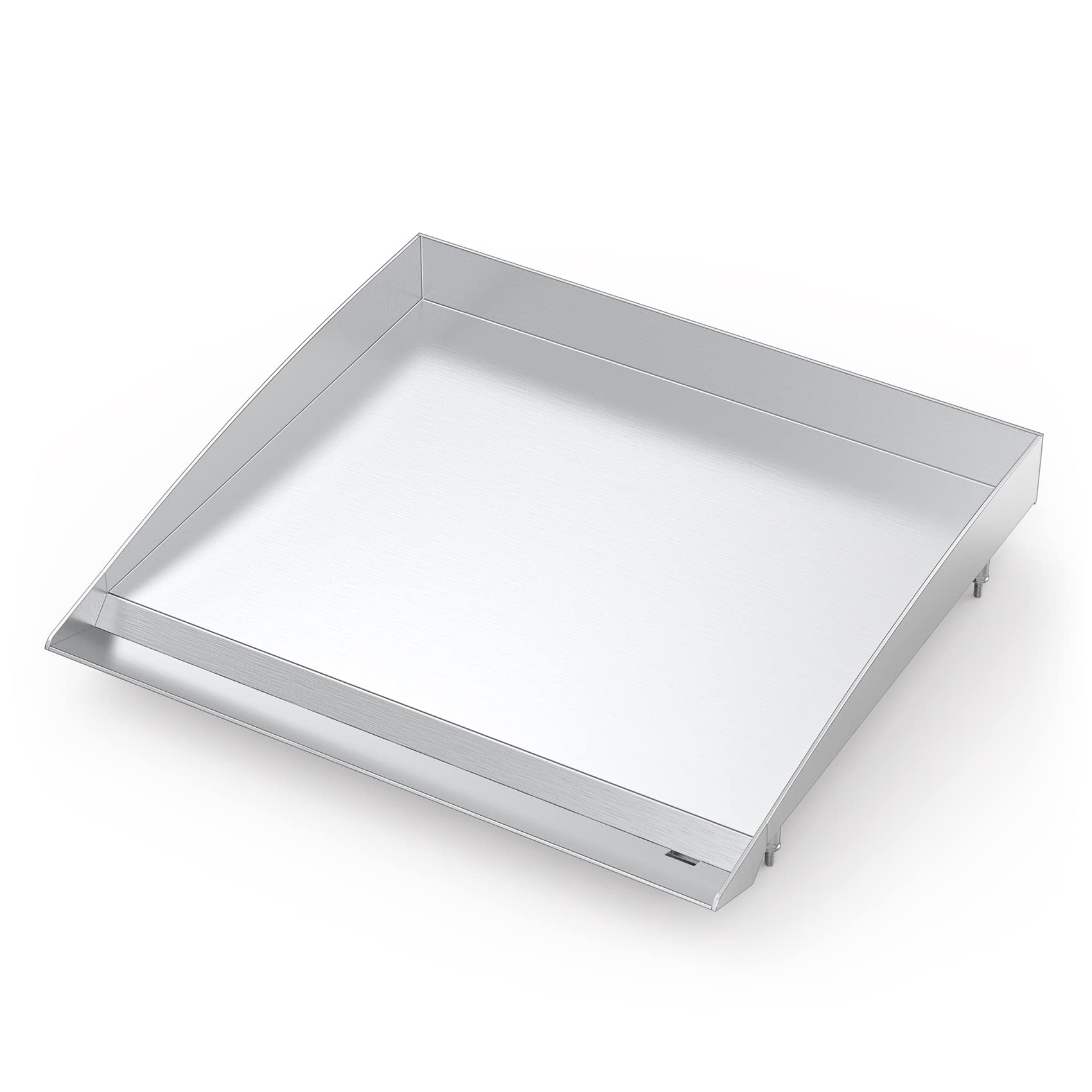 Stanbroil front view replacement griddle top showing fit and flat cooking area for easy searing