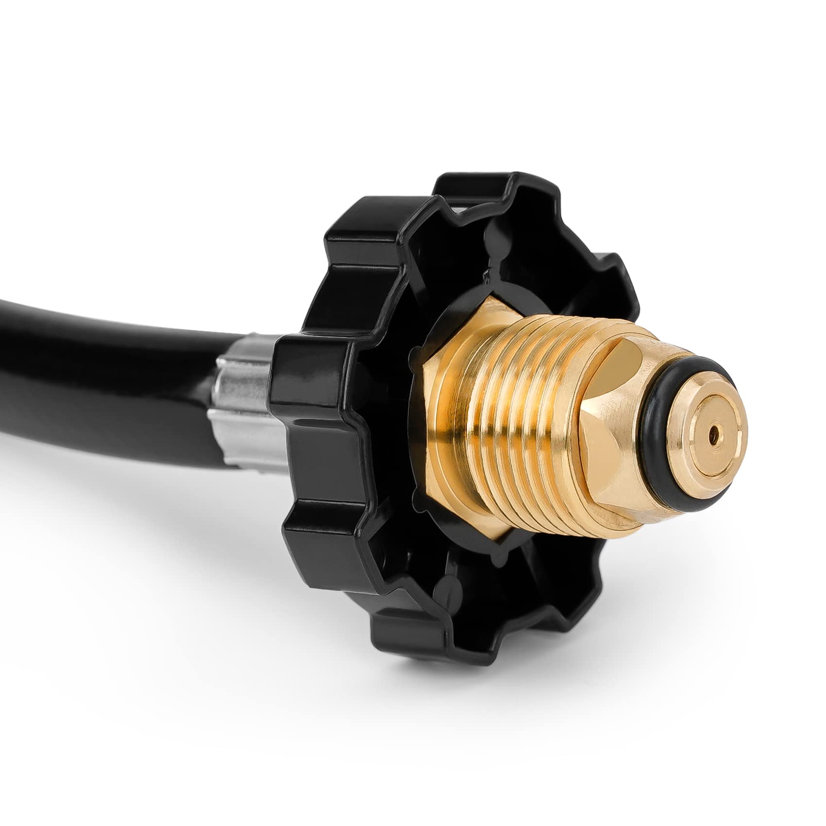 Stanbroil pressure gauge close-up showing clear fuel-level readout for monitoring