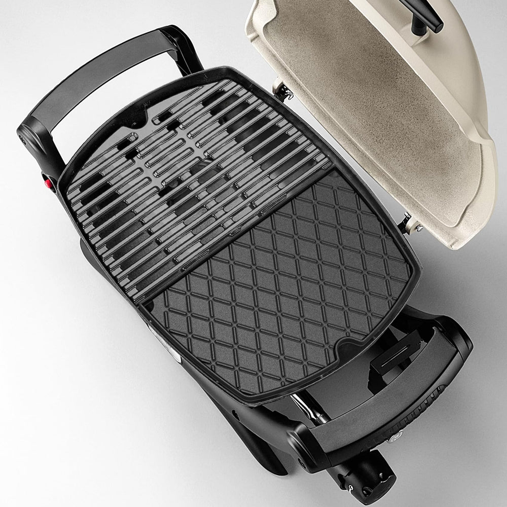 Stanbroil griddle with burger showing restaurant-quality sear marks