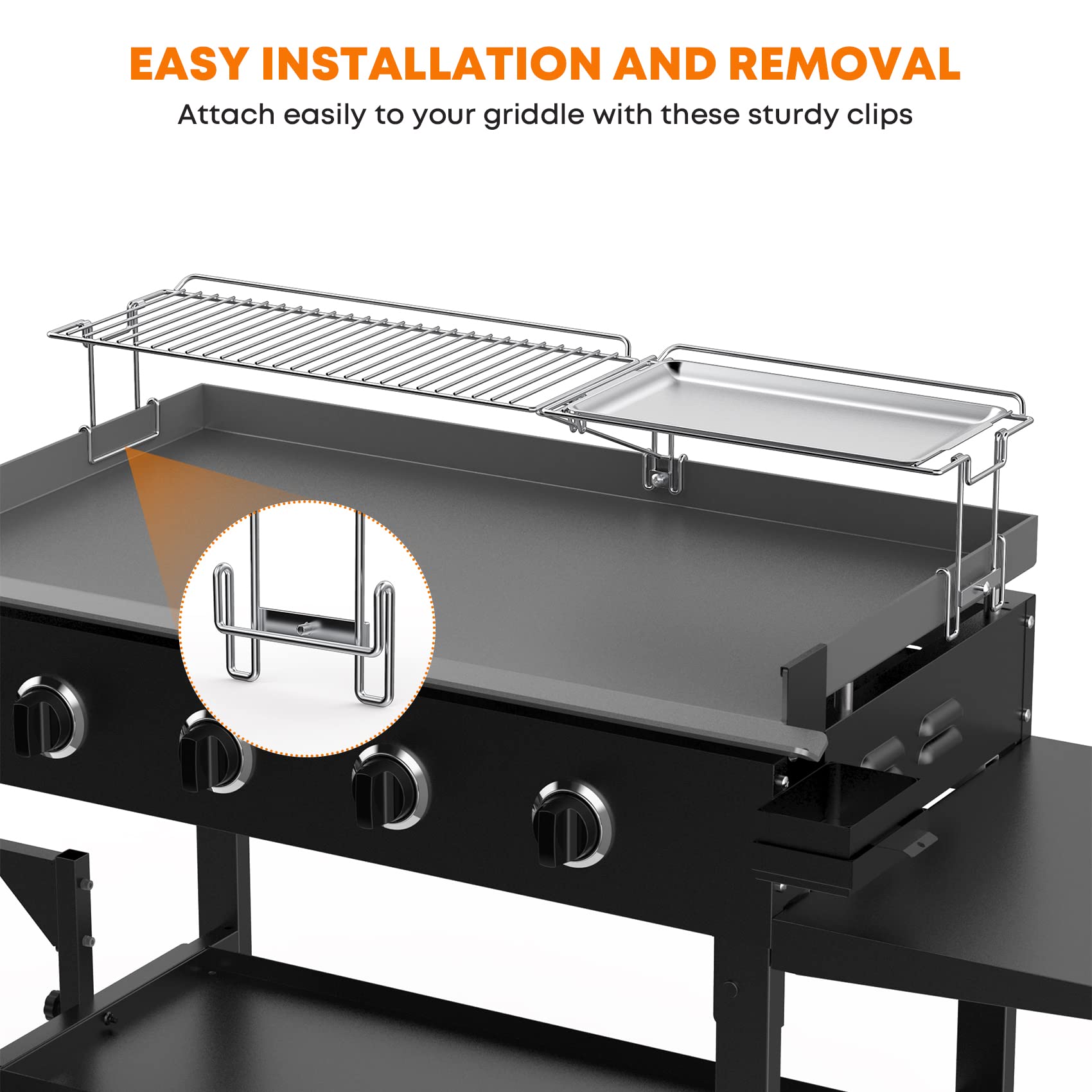 Stanbroil screws and clips detail showing secure attachment hardware
