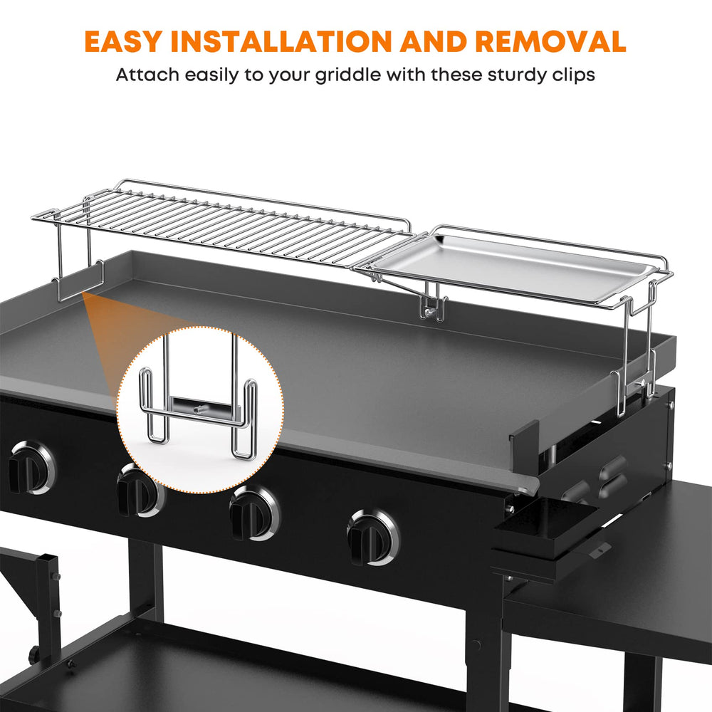 Stanbroil screws and clips detail showing secure attachment hardware