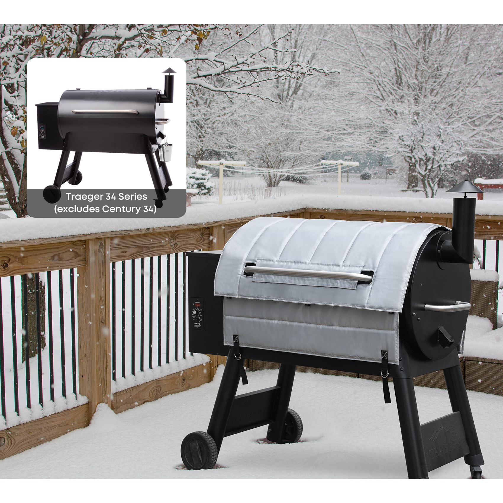 Stanbroil installed side profile demonstrating improved heat retention
