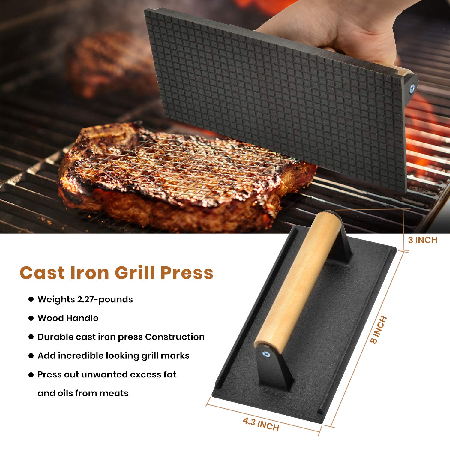 Stanbroil large spatula blade close-up highlighting sharp beveled edge benefit