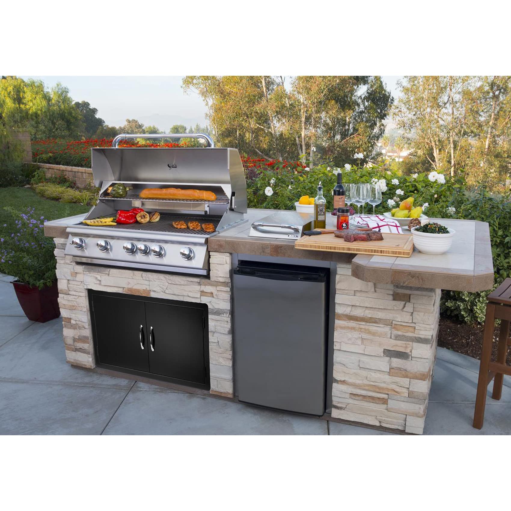 Stanbroil installed in outdoor kitchen showcasing cohesive stylish upgrade