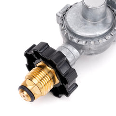 stanbroil detail of 3/8" female NPT outlet highlighting secure thread connection and adaptability