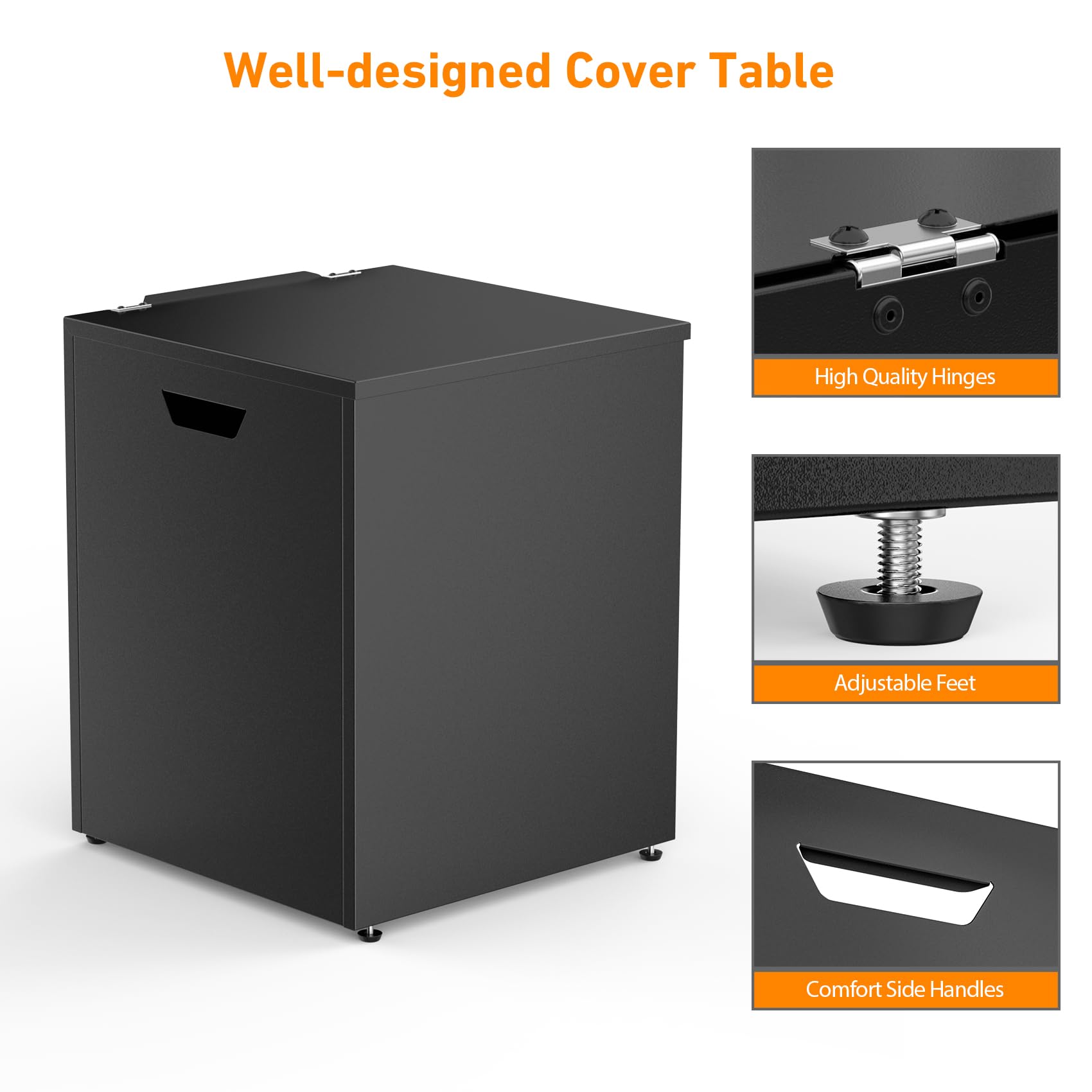 Stanbroil side handle detail for easy transport and repositioning
