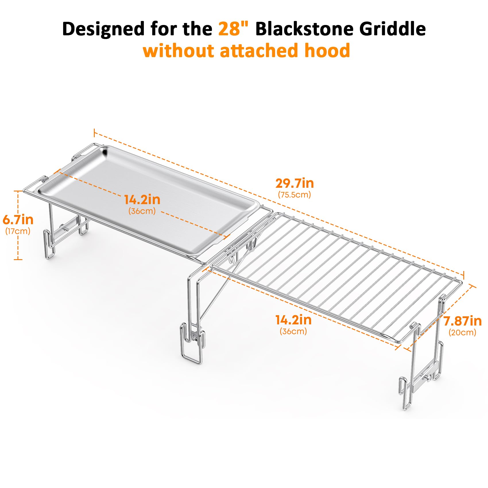 stanbroil side mounting detail shows secure attachment to Blackstone griddle