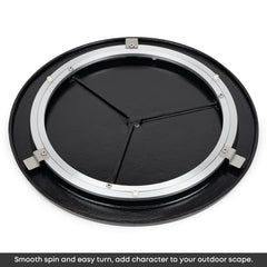 Stanbroil lid beside ruler showing 21.2 inch dimensions for fit verification