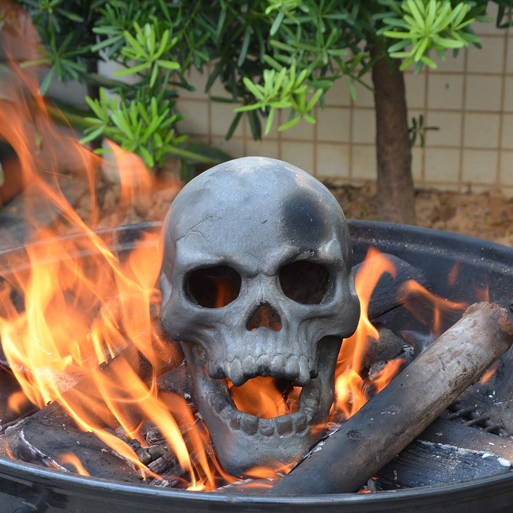 Stanbroil skull packaged with dimensions noted for easy unboxing