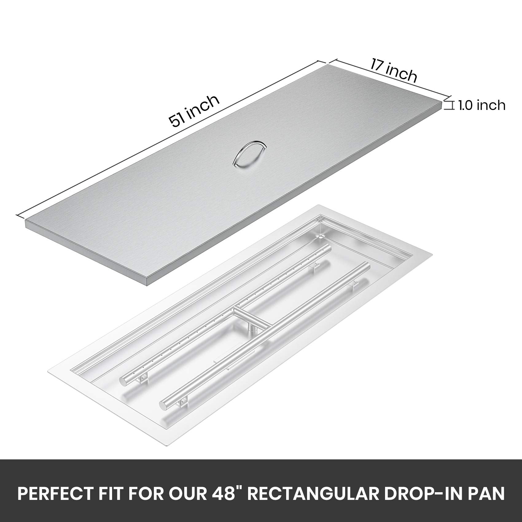 Stanbroil close-up of 304 stainless surface highlighting rust resistance