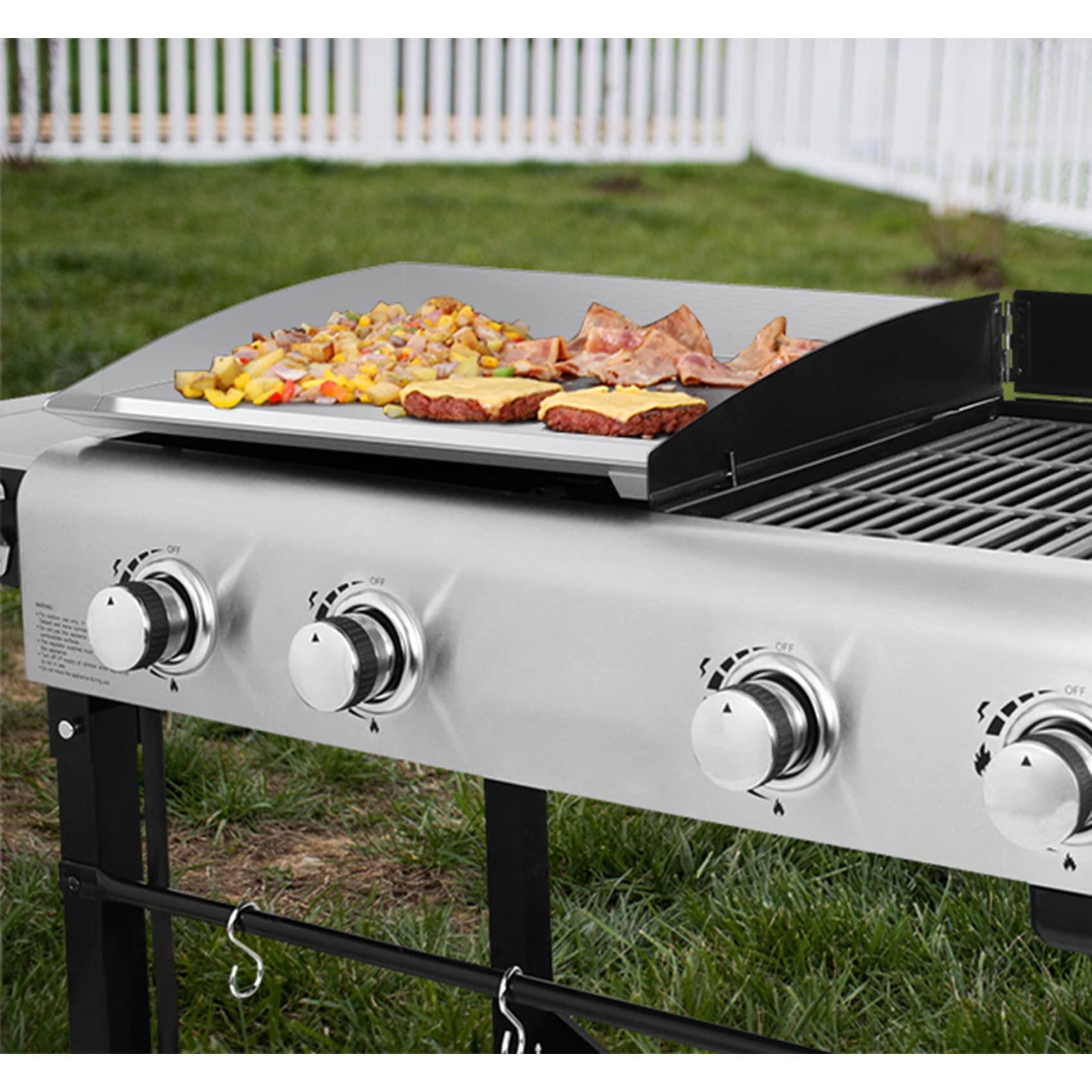 Stanbroil surface texture closeup highlighting heavy 11‑gauge stainless for durability