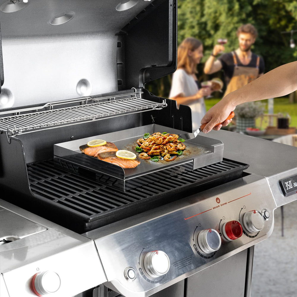 Stanbroil underside cross-bracing detail ensuring even heat and fewer hot spots