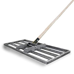 Standard Golf Levelawn Pro stainless tray close-up showing smooth surface for even spread