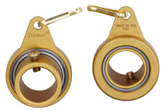 Stanwood Wind Sculpture front view of two rings showing sturdy construction and easy fit