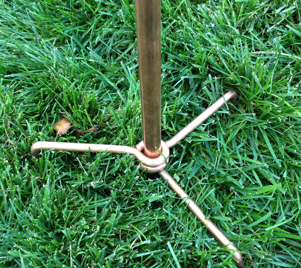 Stanwood Wind Sculpture scale beside garden plants showing 6 ft height impact