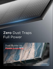 STAR panel mounted on an RV roof providing reliable off-grid power
