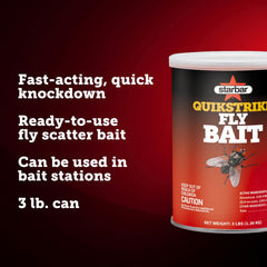 Starbar QuikStrike open tub with bait ready to apply for fast fly control
