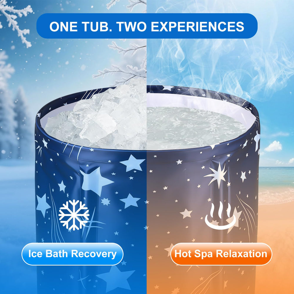 STARBRILLIANT adult sitting in tub indoors showing comfortable seated bathing benefit