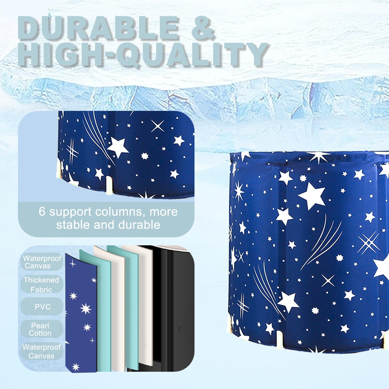 STARBRILLIANT folded flat for storage demonstrating space-saving convenience benefit