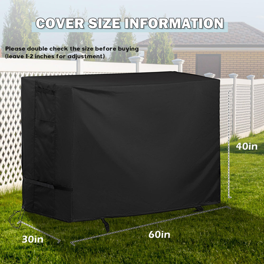 Starcrew cover installed on patio set in outdoor scene protecting furniture