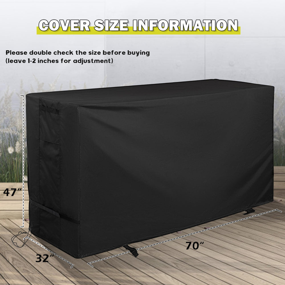 Starcrew folded cover in storage saving space when not in use