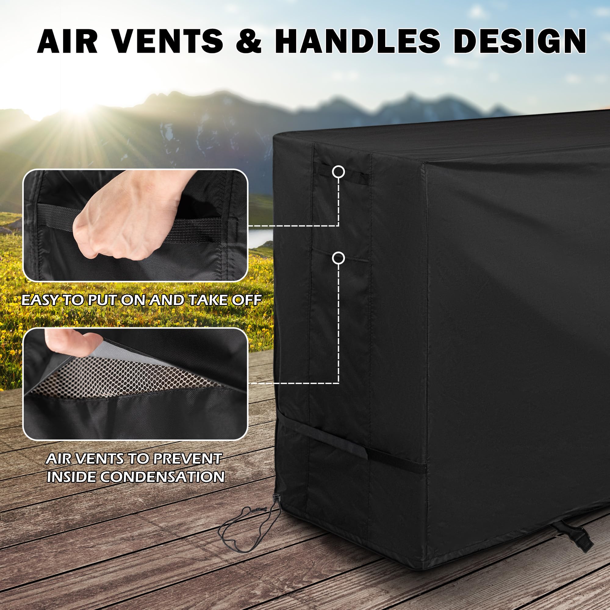 Starcrew air vent and reinforced handle detail improving airflow and easy removal