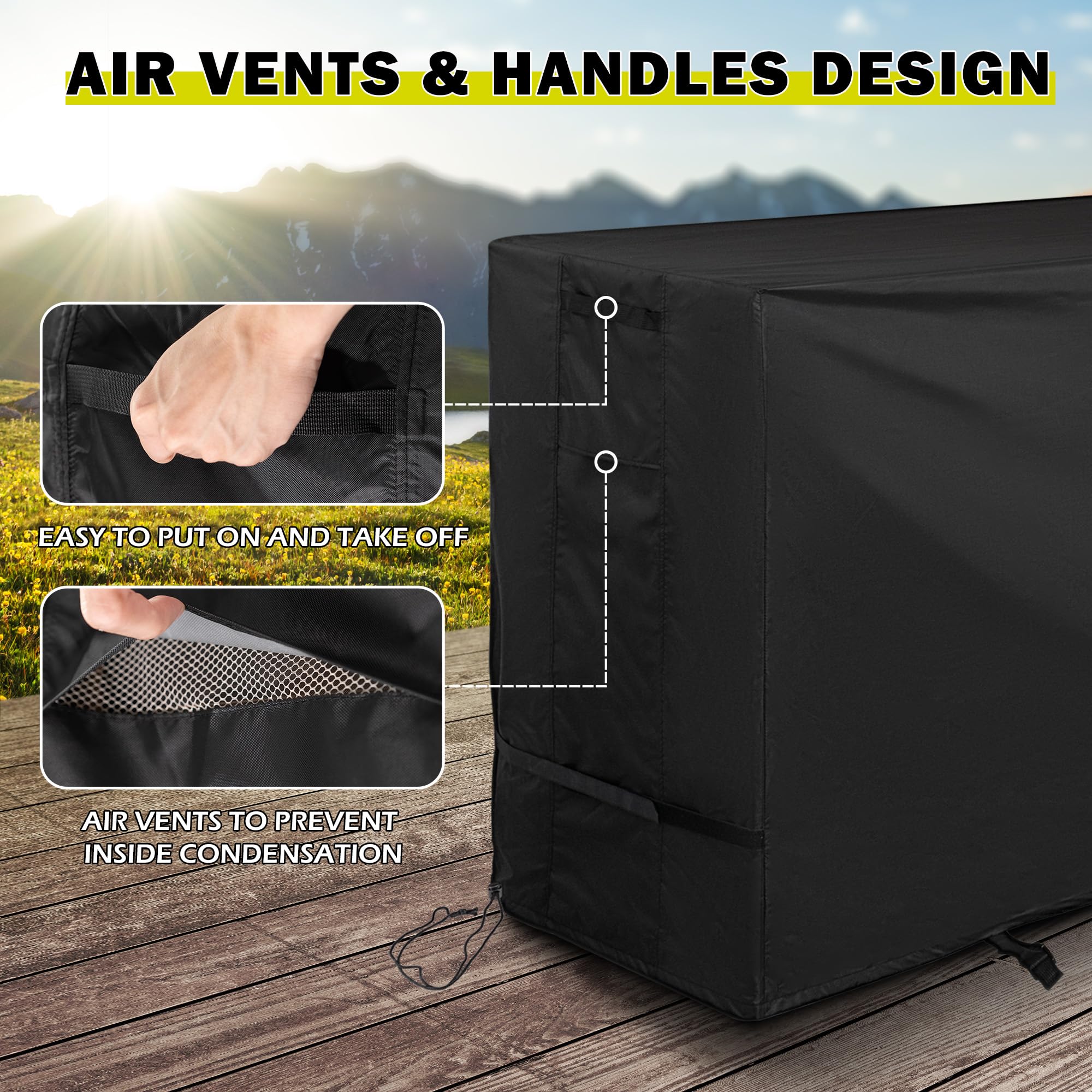 Starcrew air vent and reinforced handle improving airflow and handling
