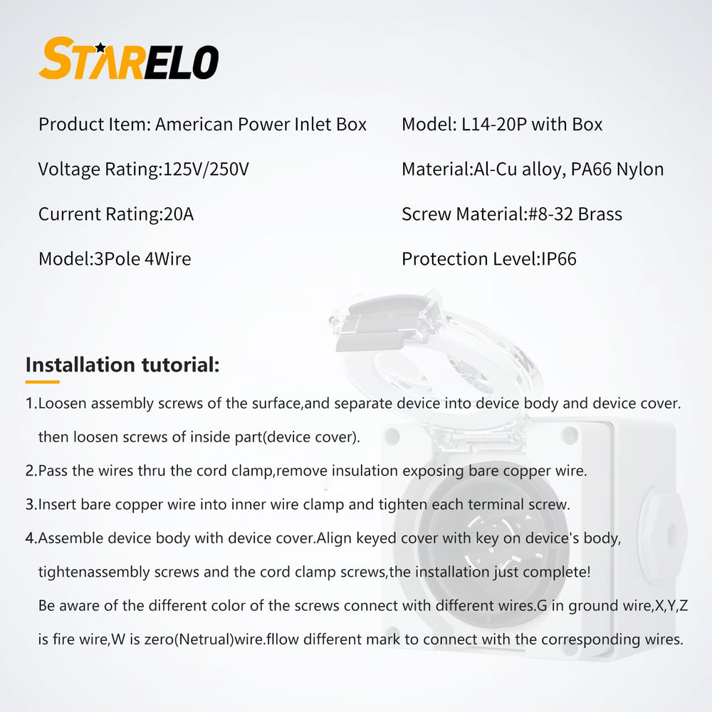 STARELO angled view with cover closed illustrating dustproof protection benefit