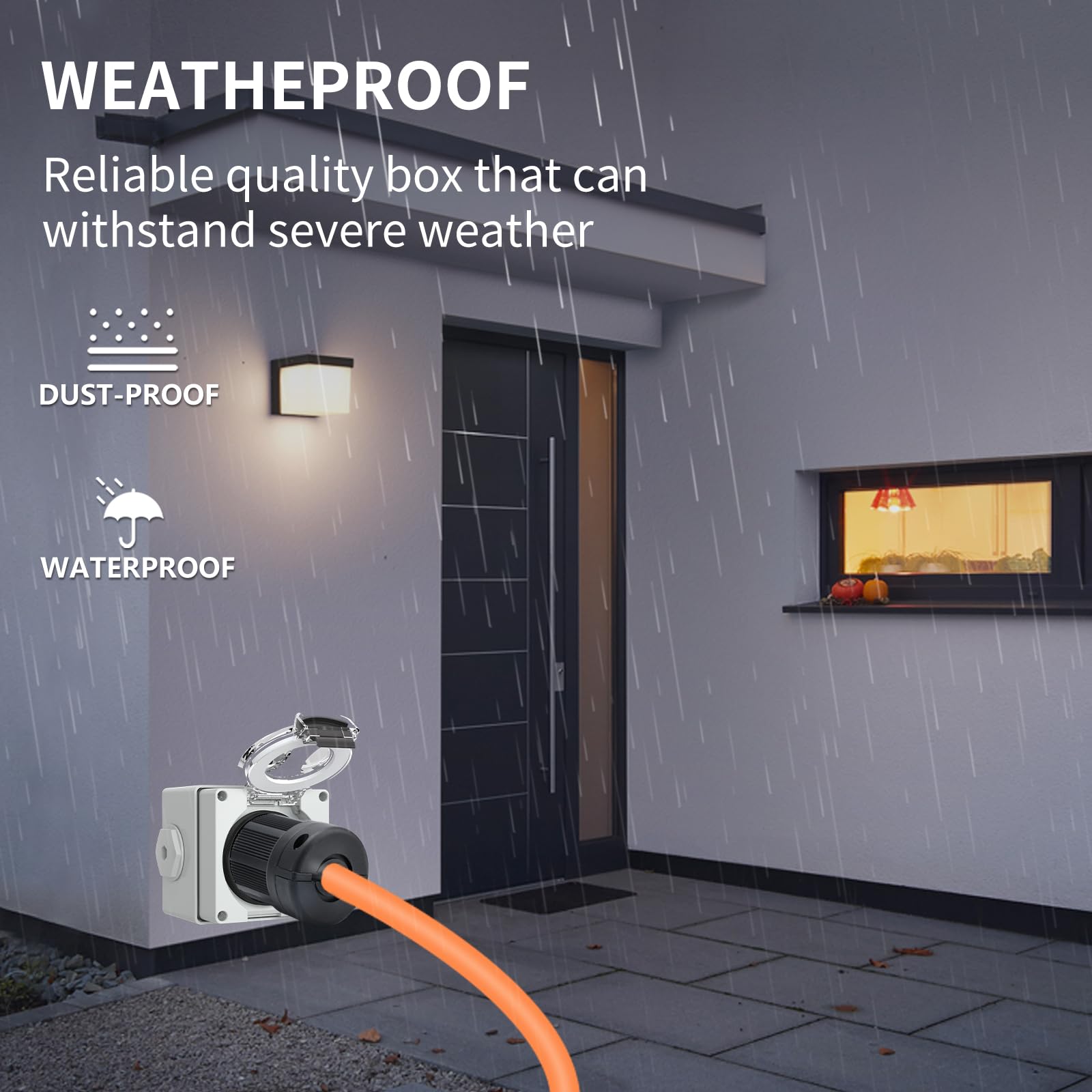 STARELO generator cord connected in use emphasizing reliable power transfer benefit