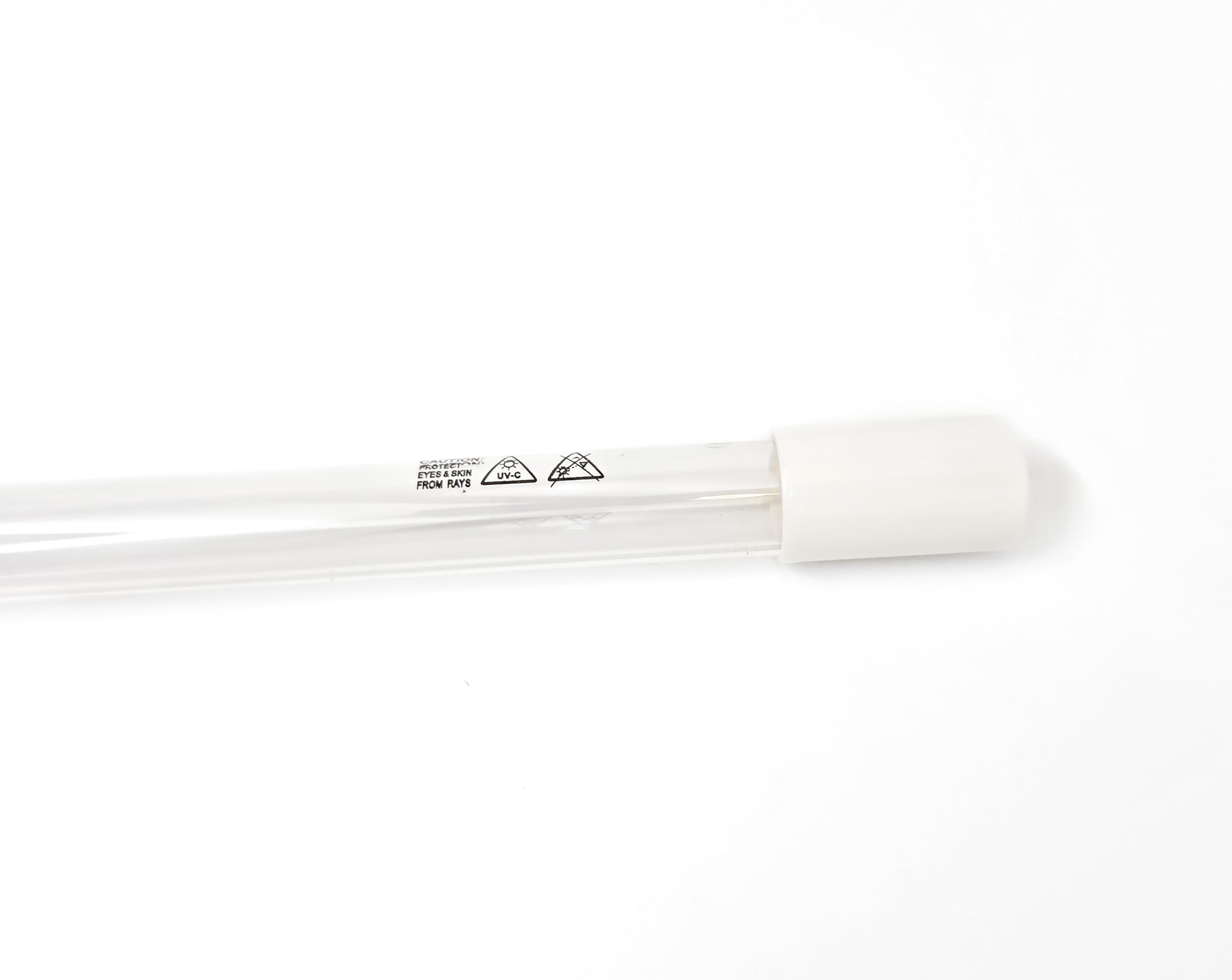 Star Micronics lamp laid beside ruler illustrating approximate 14.5 inch length for fit confirmation