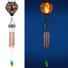 Starsoul front view of hanging wind chime showcasing design and ambiance