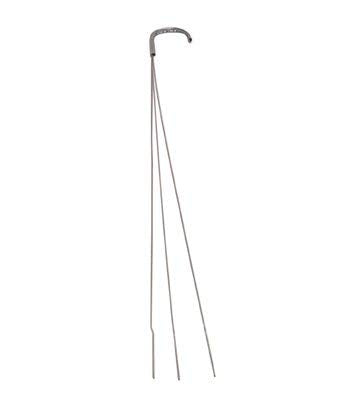 Starting Gardens wire hanger holding a hanging basket, secure and durable