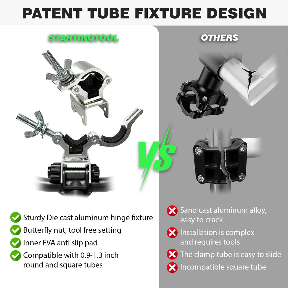 STARTINGTOOL in use side view showing ergonomic posture and less fatigue