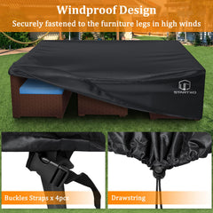 STARTWO buckle straps and drawstring showing windproof secure fit