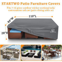 STARTWO close-up of Oxford fabric texture, highlights waterproof and tear-resistant finish