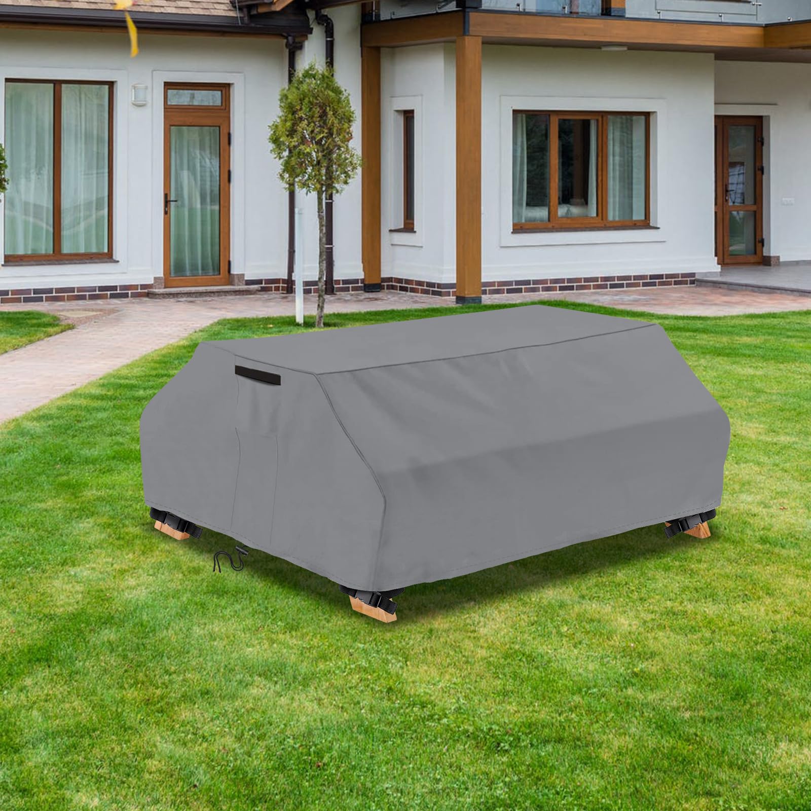STARTWO folded storage bag showing compact packability for off-season