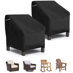 STARTWO front view of cover on a swivel chair showing full protection and clean lines