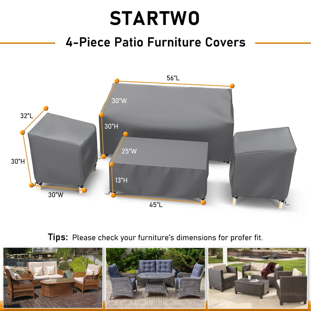 STARTWO funda frontal para loveseat protege y facilita instalación