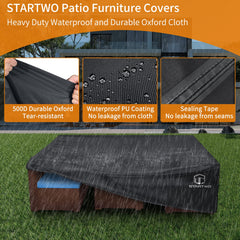STARTWO taped seam detail showing waterproof construction benefit
