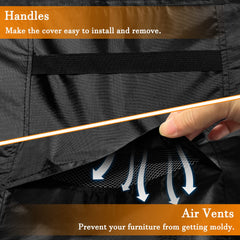 STARTWO secured strap and buckle on cover, keeps cover anchored in wind benefit