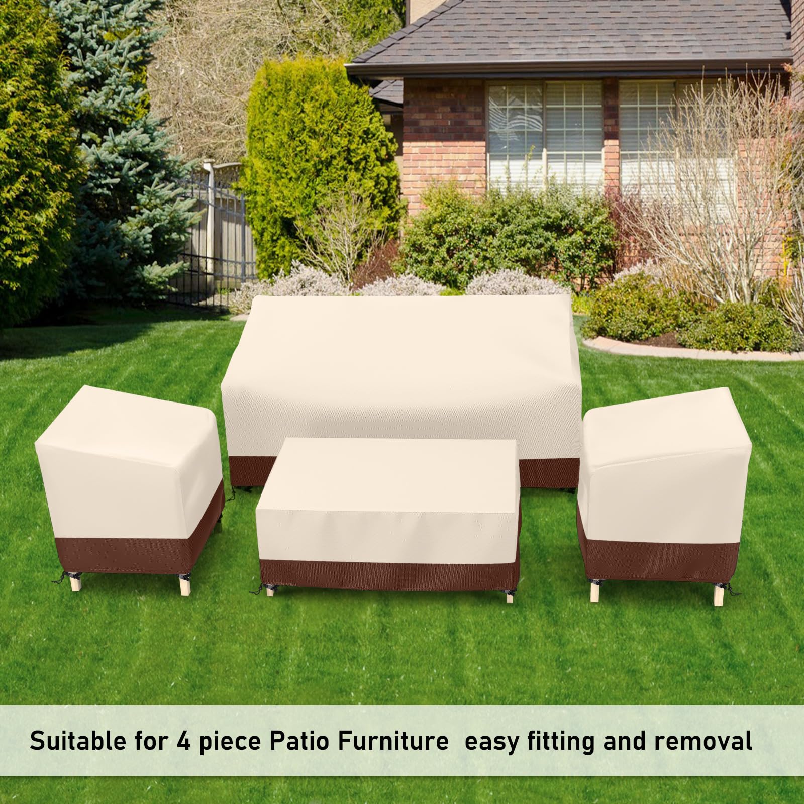 STARTWO folded covers stored compactly, shows easy storage and space savings
