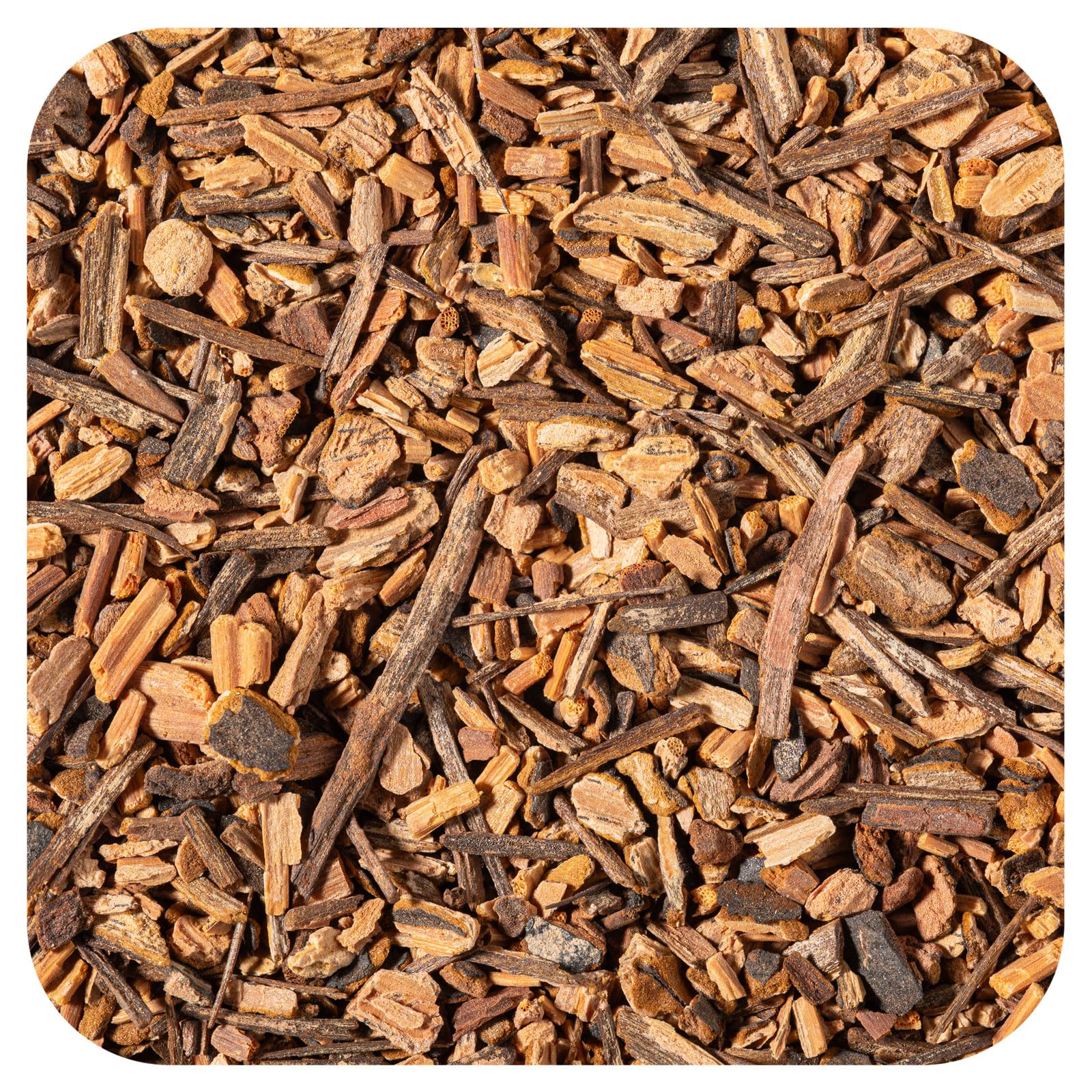 Starwest Botanicals front packaging of 1 lb Mexican sarsaparilla root showing brand and contents benefits