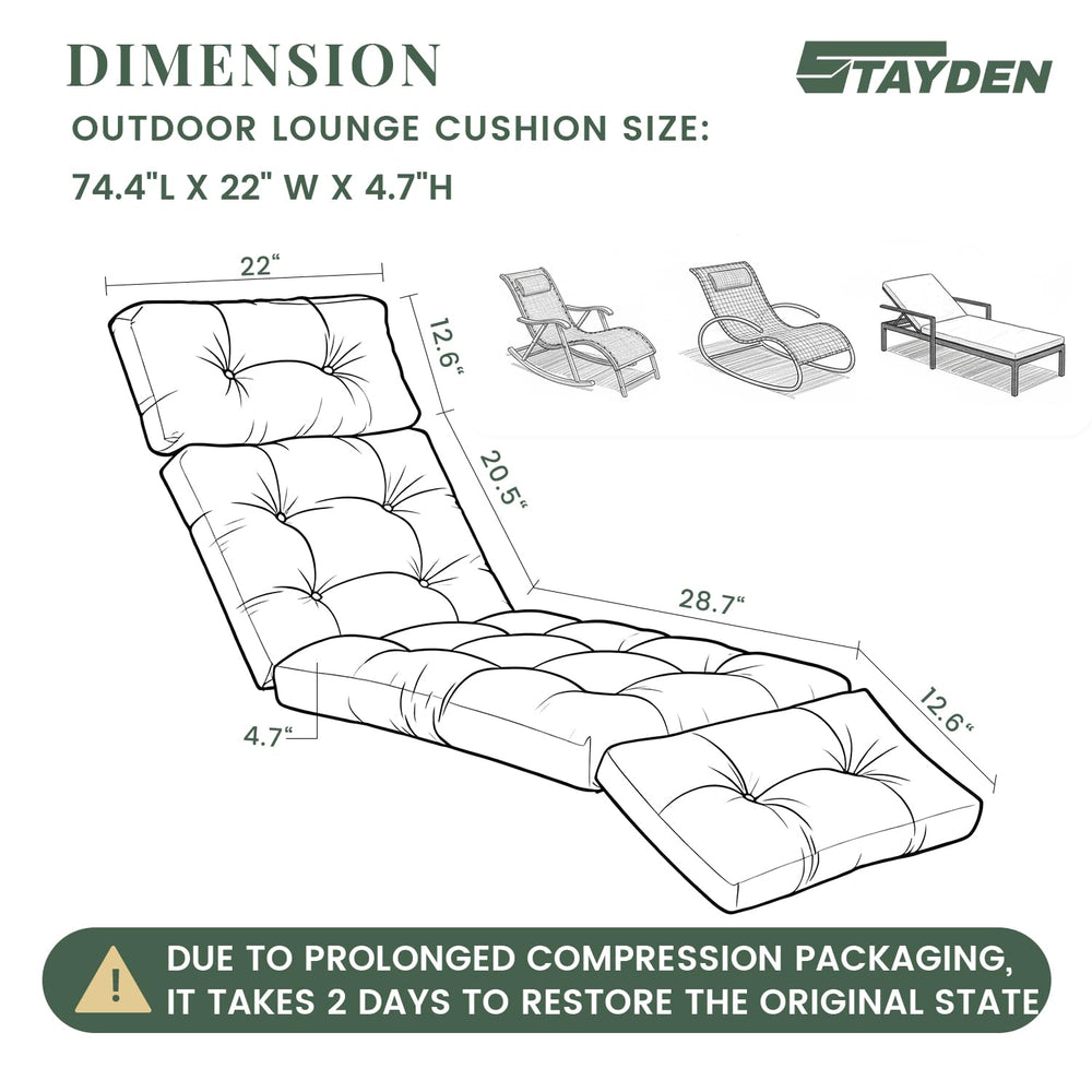 STAYDEN image of non-slip particle backing that prevents cushion shifting