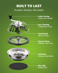 STAYGROW stainless bowl detail emphasizing durable material and easy cleaning