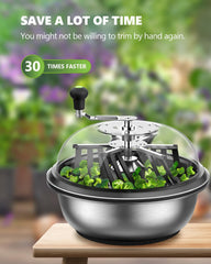 STAYGROW stainless bowl close-up showing durable construction and easy cleaning