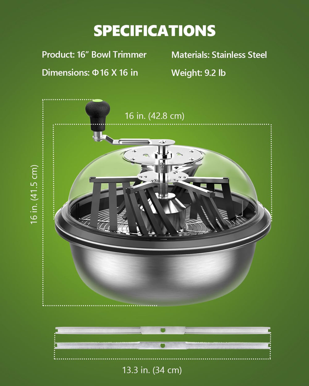 STAYGROW trimmer in use on table demonstrating faster batch processing for growers