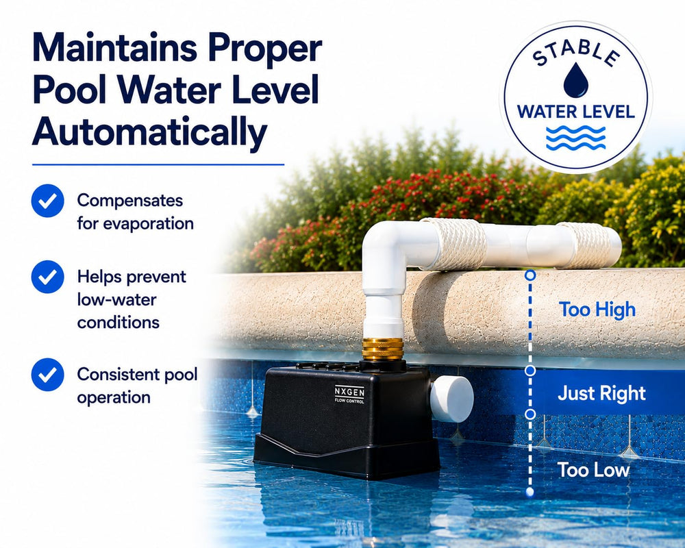 Staypoollizer NXGEN stainless-steel nozzle closeup for reduced wear and durability